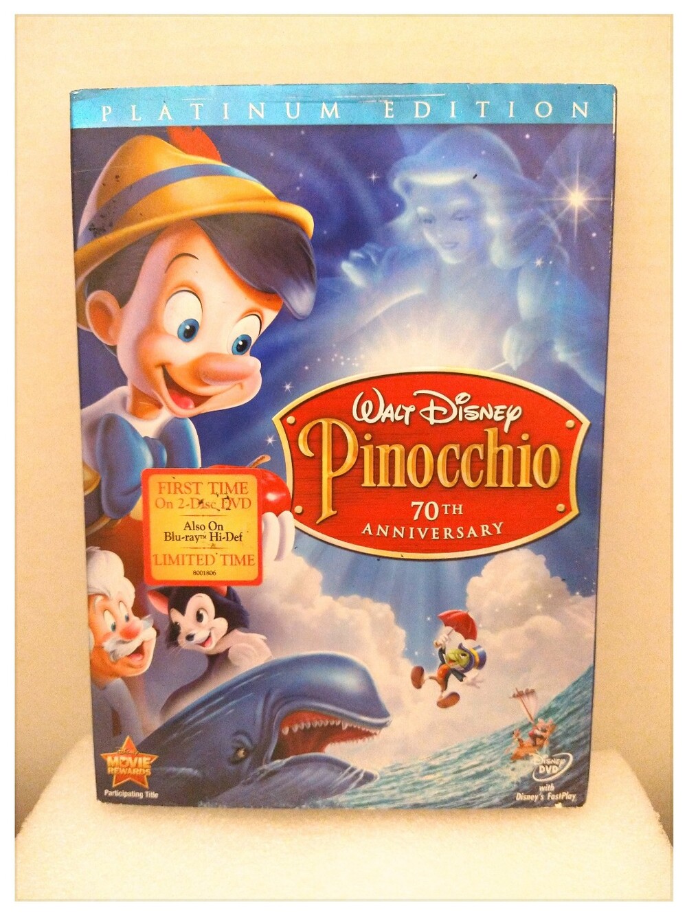 Disney 'Pinnochio' 70th Anniversary Platinum Edition 2-Disc DVD Set